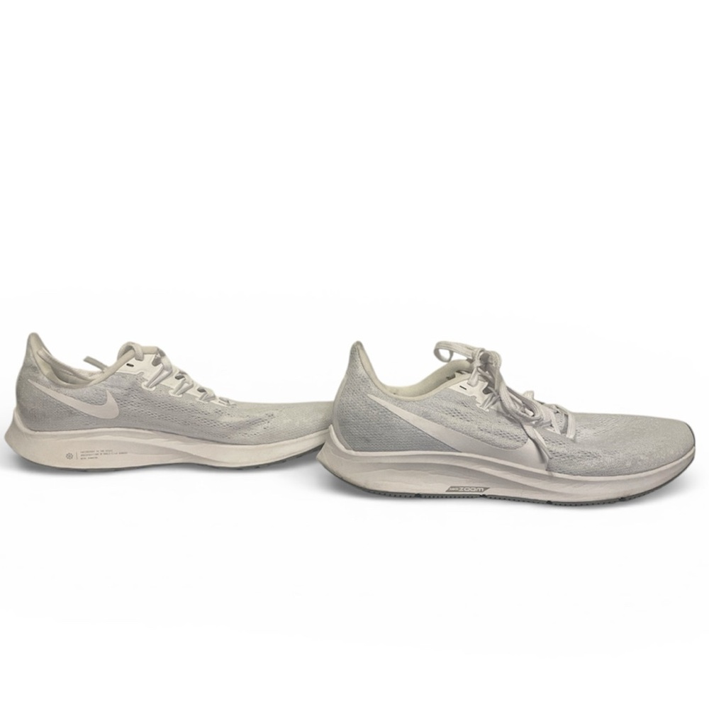 Nike Air Zoom Pegasus 36 women’s running shoe in all white sz 9
